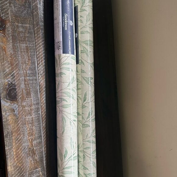 Sanderson Osier willow cream 2 rolls 216409 wall paper - Picture 4 of 9